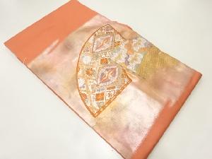 未使用品 地紙模様織出し名古屋帯